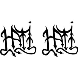 Hati Band Stickers – Ritual Percussion Decals (2-Pack)