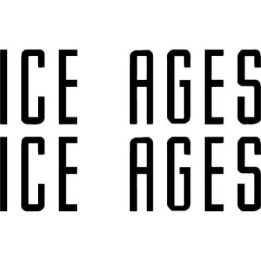 Ice Ages Stickers – Dark Electro Industrial Decals (2-Pack)