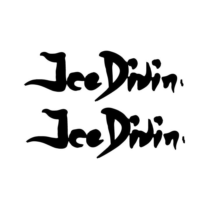 Ice Divine Stickers – Metal Band Logo Decals (2-Pack)