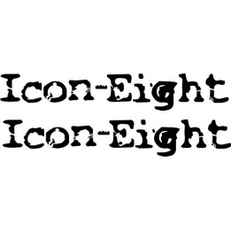 Icon-Eight Band Stickers – Hardcore Punk Decals (2-Pack)