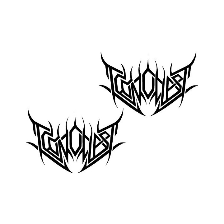 Iconoclast Stickers – Tech Death Metal Decals (2-Pack)