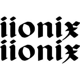 Iionix Stickers – Metal Band Logo Decals (2-Pack)