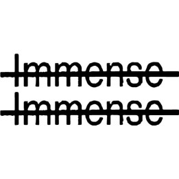 Immense Band Stickers – Rock Music Decals (2-Pack)
