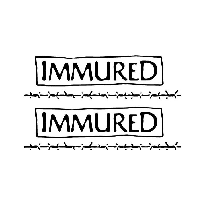 Immured Stickers – Grindcore Metal Band Decals (2-Pack)