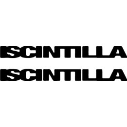 Iscintilla Stickers – Darkwave Industrial Decals (2-Pack)