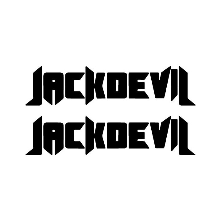 Jackdevil Stickers – Brazilian Thrash Metal Decals (2-Pack)