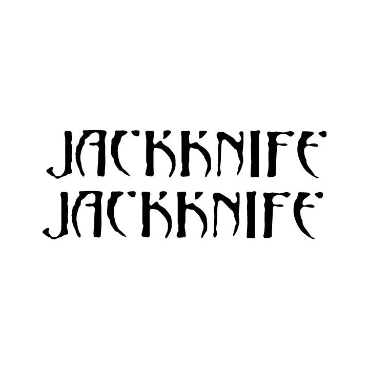 Jackknife Band Stickers – Hard Rock Music Decals (2-Pack)