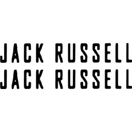 Jack Russell Stickers – Great White Rock Decals (2-Pack)
