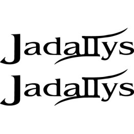 Jadallys Stickers – Band Logo Decals (2-Pack)