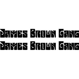James Brown Gang Stickers – Soul Funk Decals (2-Pack)