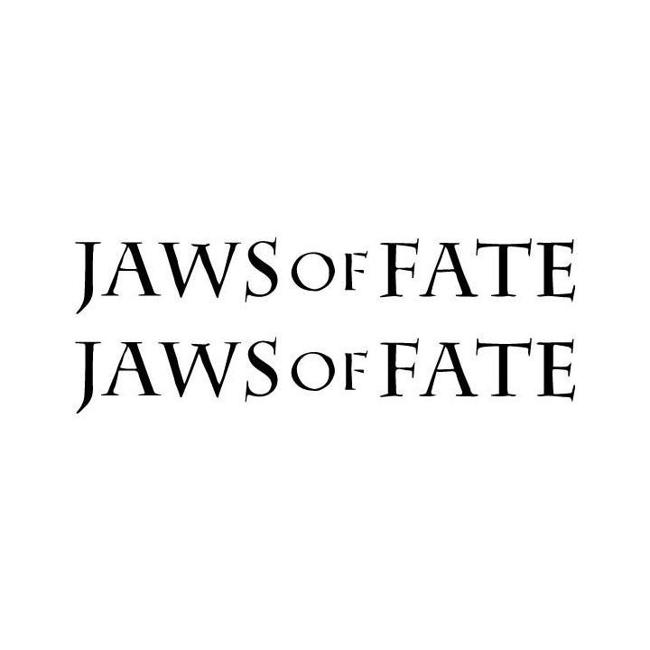 Jaws of Fate Stickers – Metal Band Decals (2-Pack)