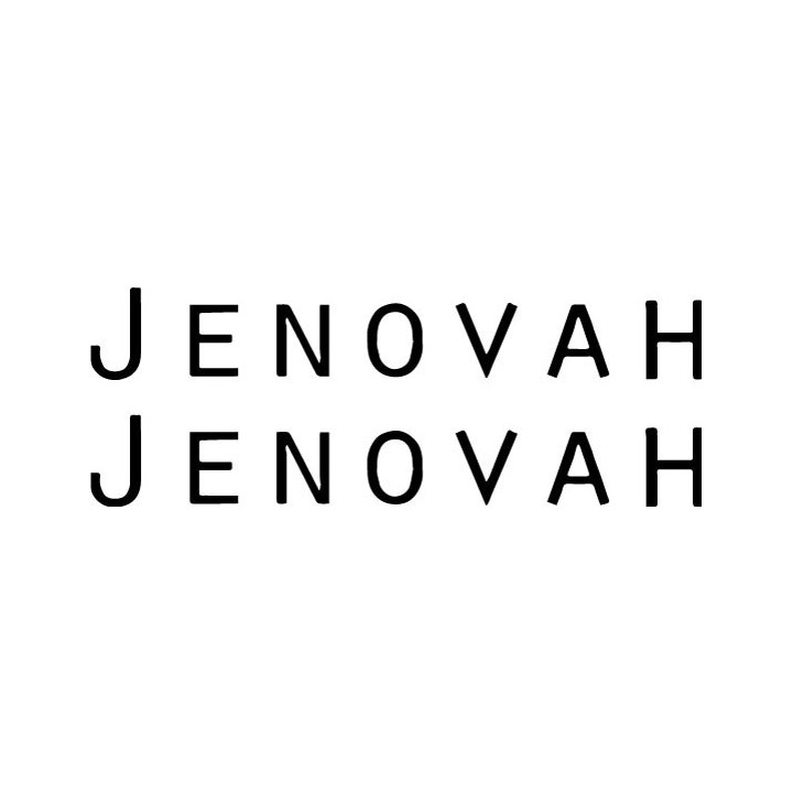 Jenovah Stickers – Alternative Metal Band Decals (2-Pack)