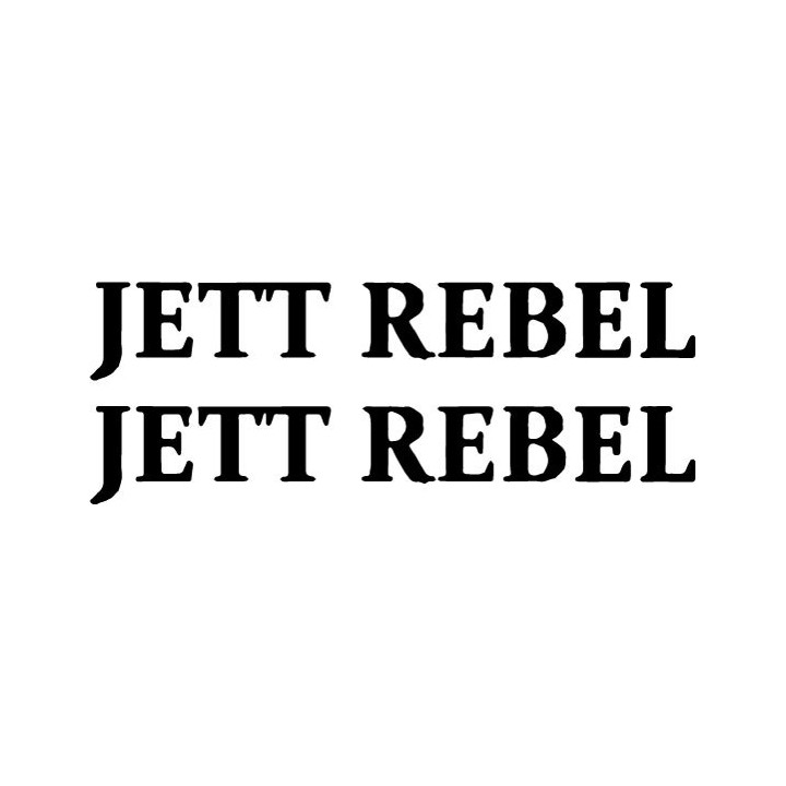 Jett Rebel Stickers – Dutch Rock Music Decals (2-Pack)