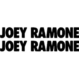 Joey Ramone Stickers – Punk Rock Music Decals (2-Pack)