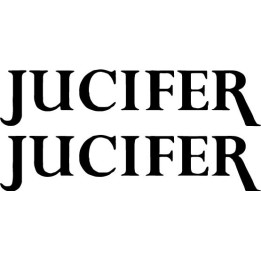 Jucifer Stickers – Sludge Doom Metal Decals (2-Pack)
