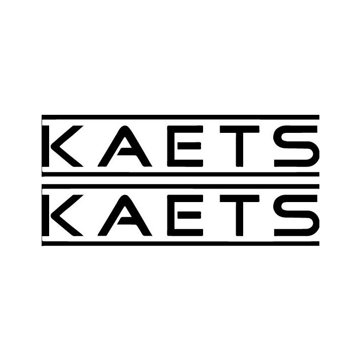 Kaets Stickers – Post-Hardcore Band Decals (2-Pack)