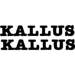 Kallus Band Stickers – Metal Music Decals (2-Pack)