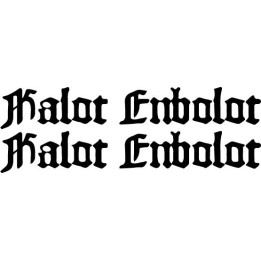 Kalot Enbolot Stickers – Basque Punk Rock Decals (2-Pack)