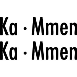 Ka-Mmen Band Stickers – Rock Music Logo Decals (2-Pack)