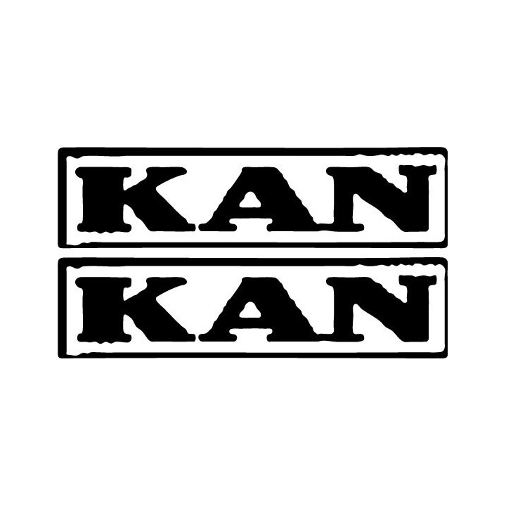 Kan Band Stickers – Progressive Rock Decals (2-Pack)
