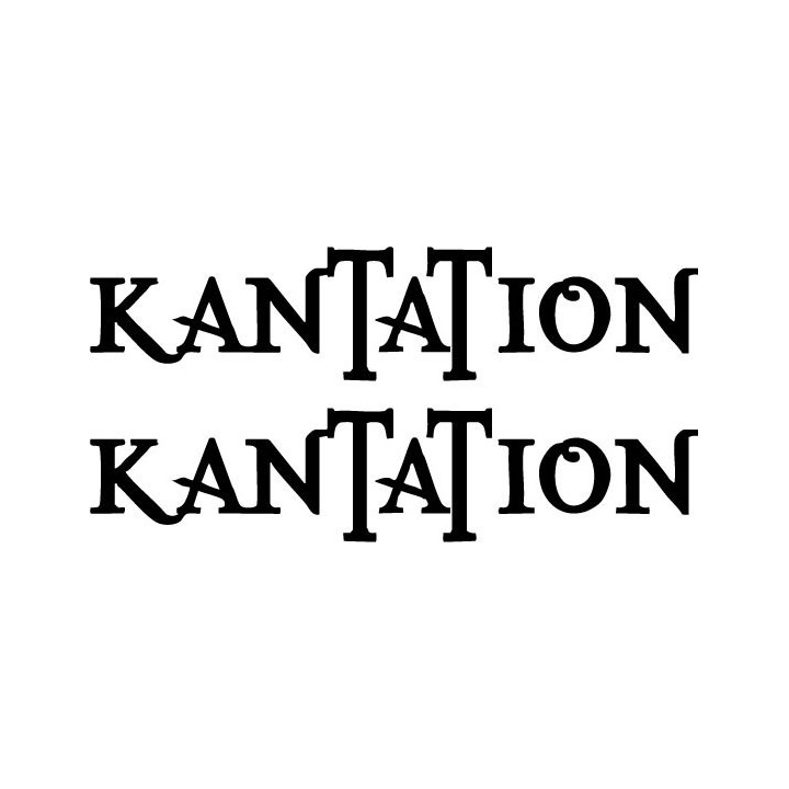 Kantation Stickers – Metal Band Logo Decals (2-Pack)