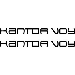 Kantor Voy Band Stickers – Rock Music Decals (2-Pack)