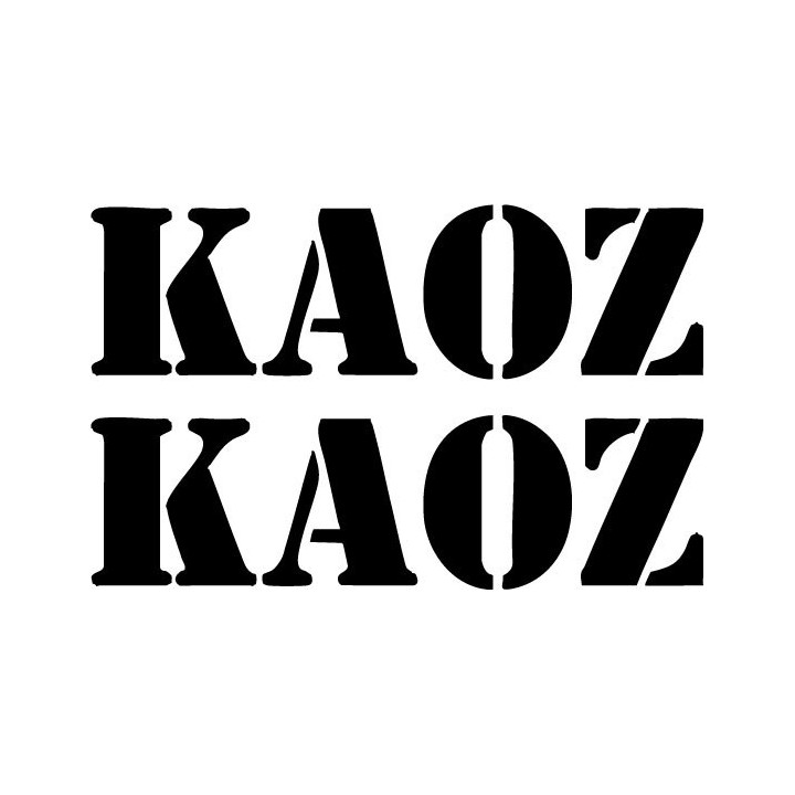 Kaoz Band Stickers – Thrash Metal Decals (2-Pack)