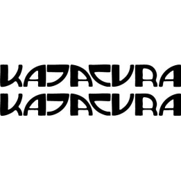Kajacura Band Stickers – Music Logo Decals (2-Pack)