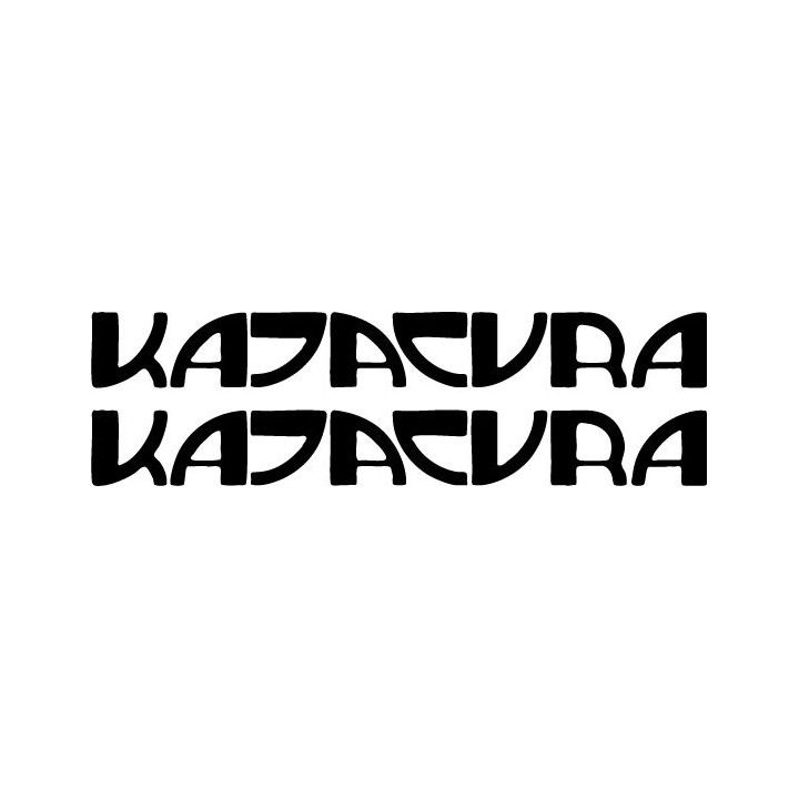 Kajacura Band Stickers – Music Logo Decals (2-Pack)