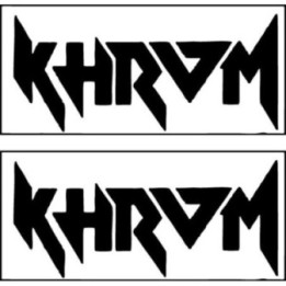 Khrom Band Stickers – Heavy Metal Decals (2-Pack)